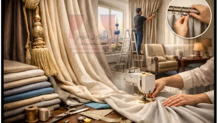 تفصيل ستائر مودرن بالكويت